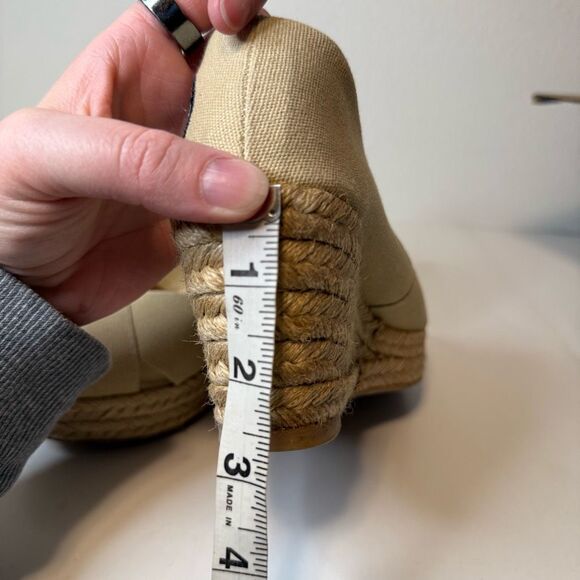 Tory Burch Filipa Wedge Espadrille Size 8 - Picture 14 of 15